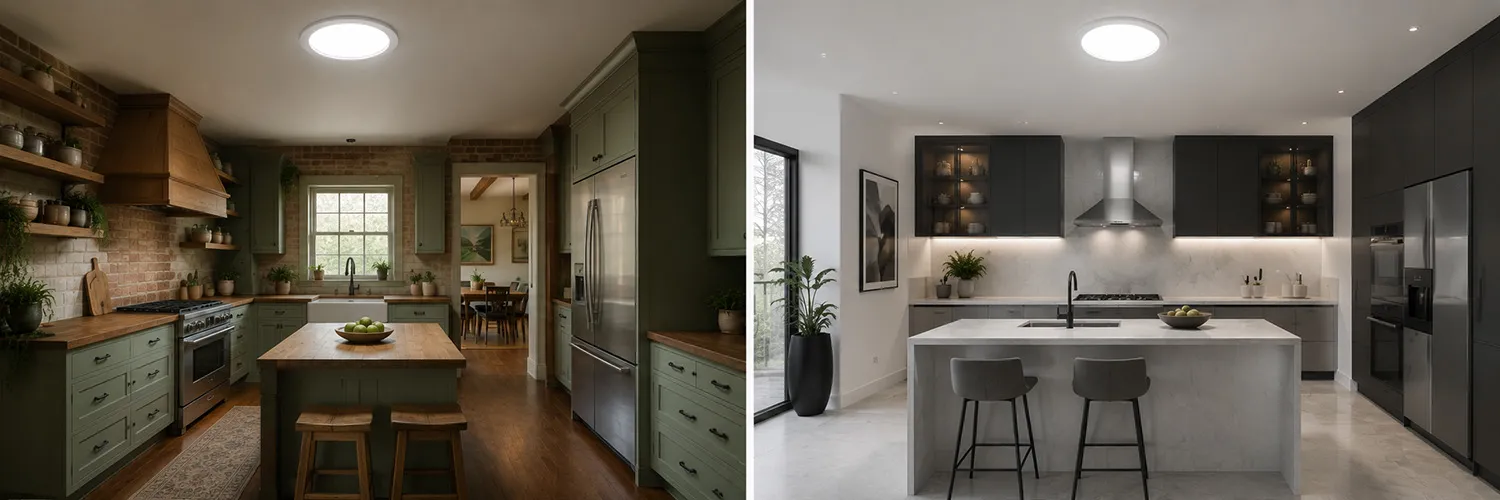 Kitchen in Daylight: How a Sun Tunnel Changes a Space