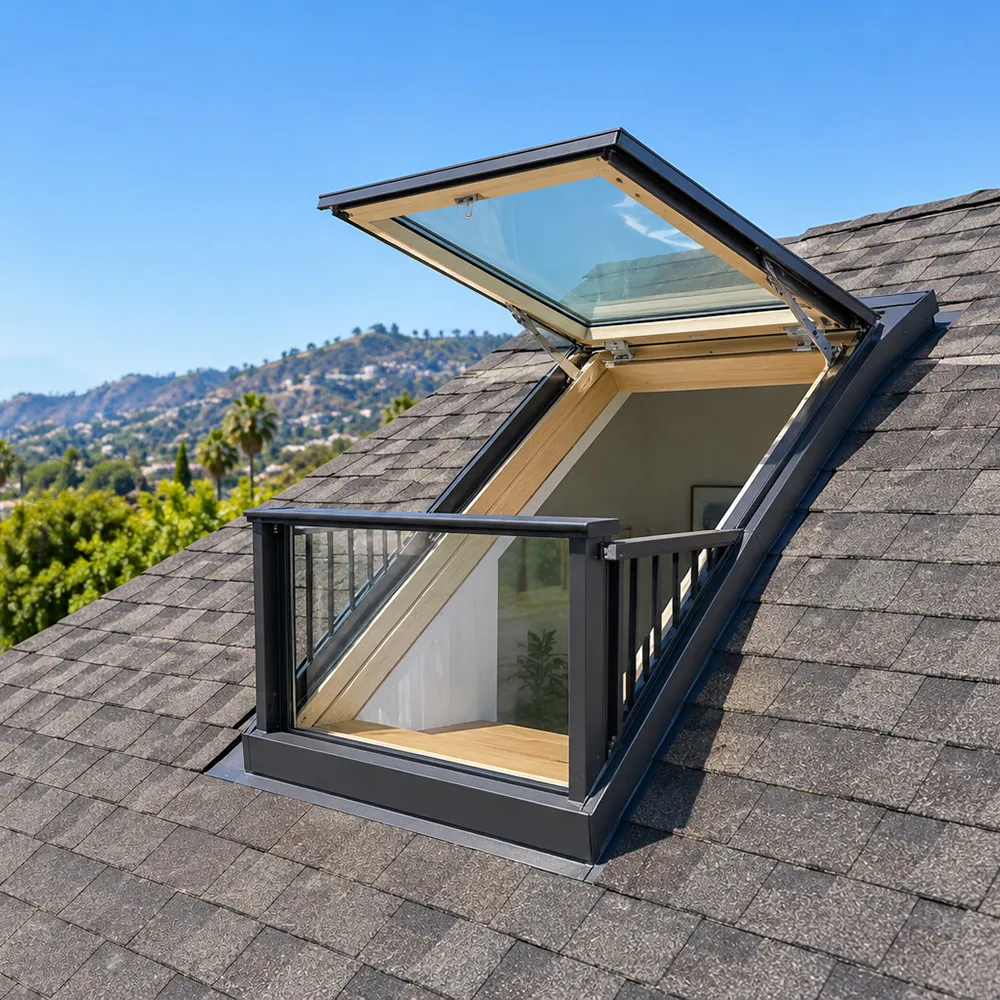 Roof Balcony: A New Way to Use the Attic