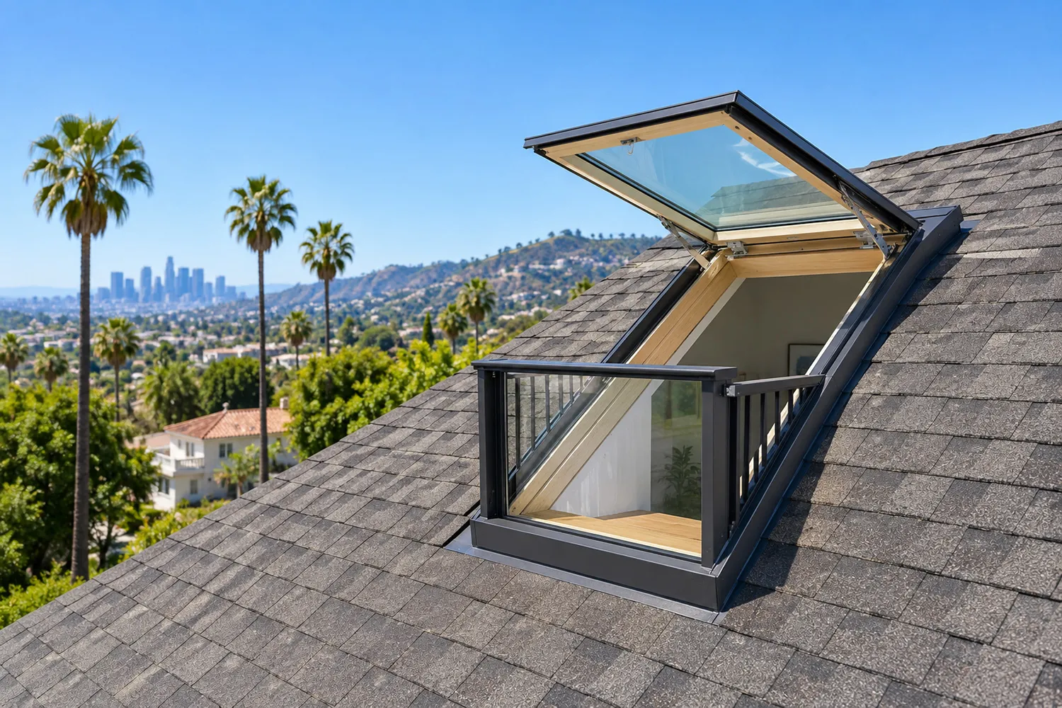 Roof Balcony: A New Way to Use the Attic